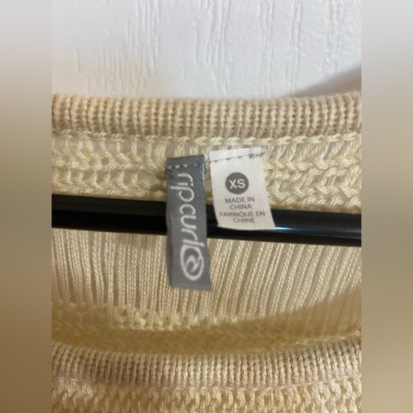 NWT Ripcurl Fringe Boho Hippie Coastal Summer Beachy Swimsuit Coverup Size XS - Picture 7 of 9